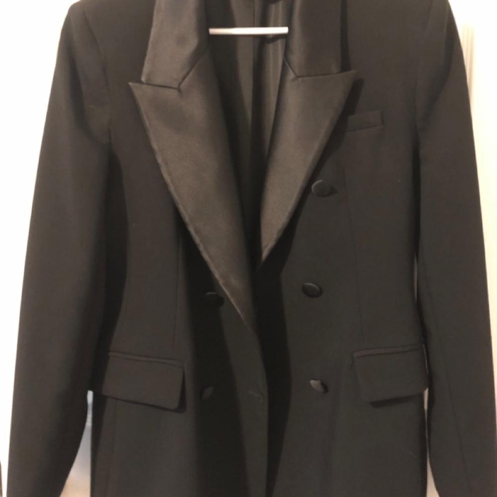 Zara double breasted tuxedo blazer (not the really long one) - XL